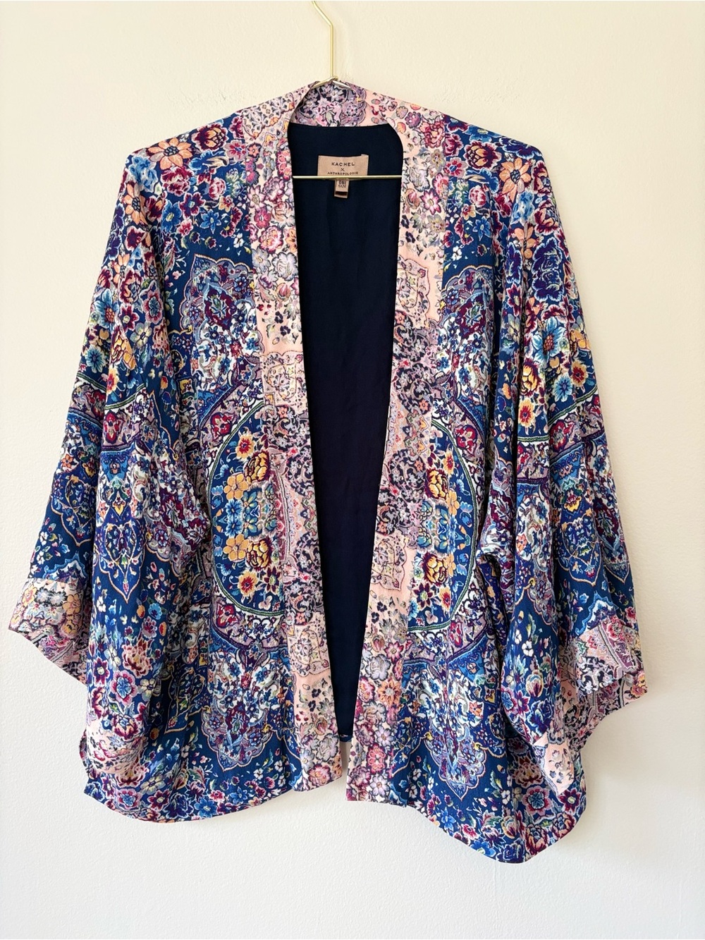 Kachel x Anthropologie Floral Medallion Kimono Top One Size Boho